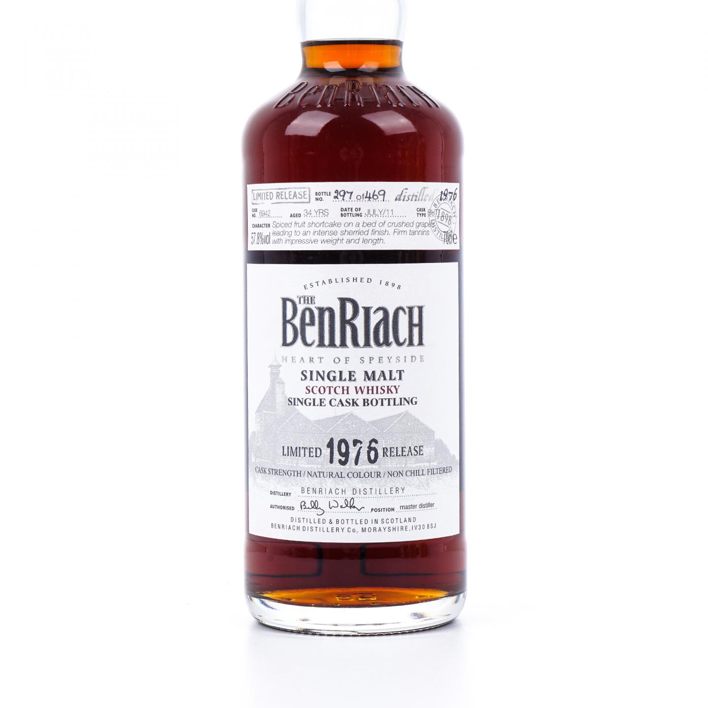 BenRiach 本利亚克 34年 1976-2011 单桶#6942