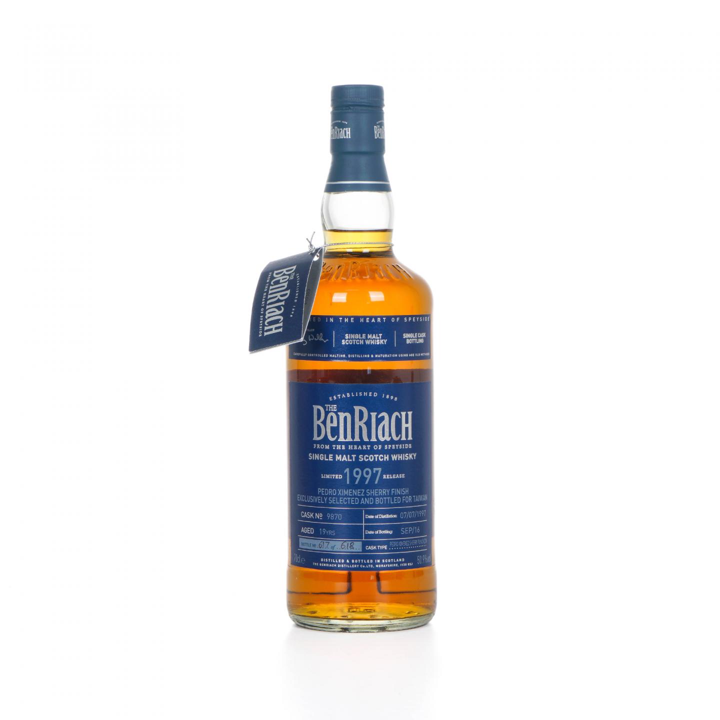 BenRiach 本利亚克 19年 1997-2016 单桶#9870