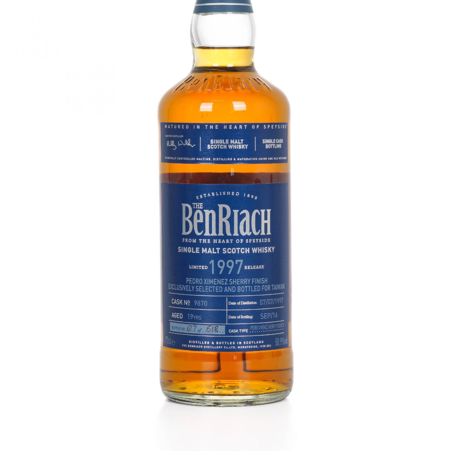 BenRiach 本利亚克 19年 1997-2016 单桶#9870