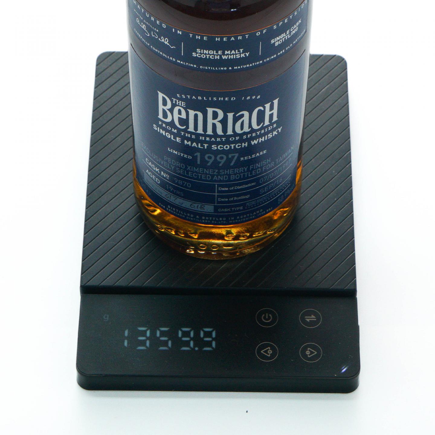 BenRiach 本利亚克 19年 1997-2016 单桶#9870