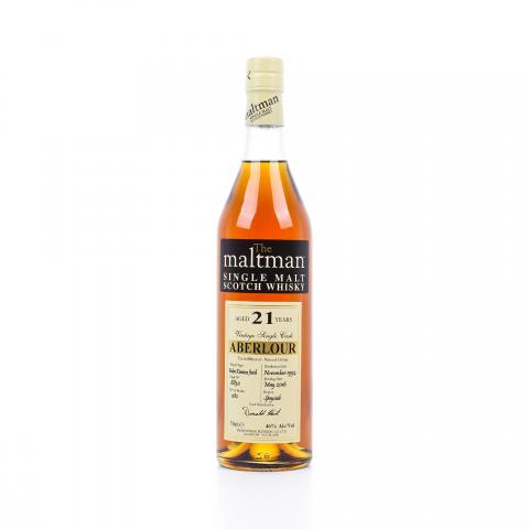 Aberlour 雅伯莱 21年 1994-2016 MBl The Maltman