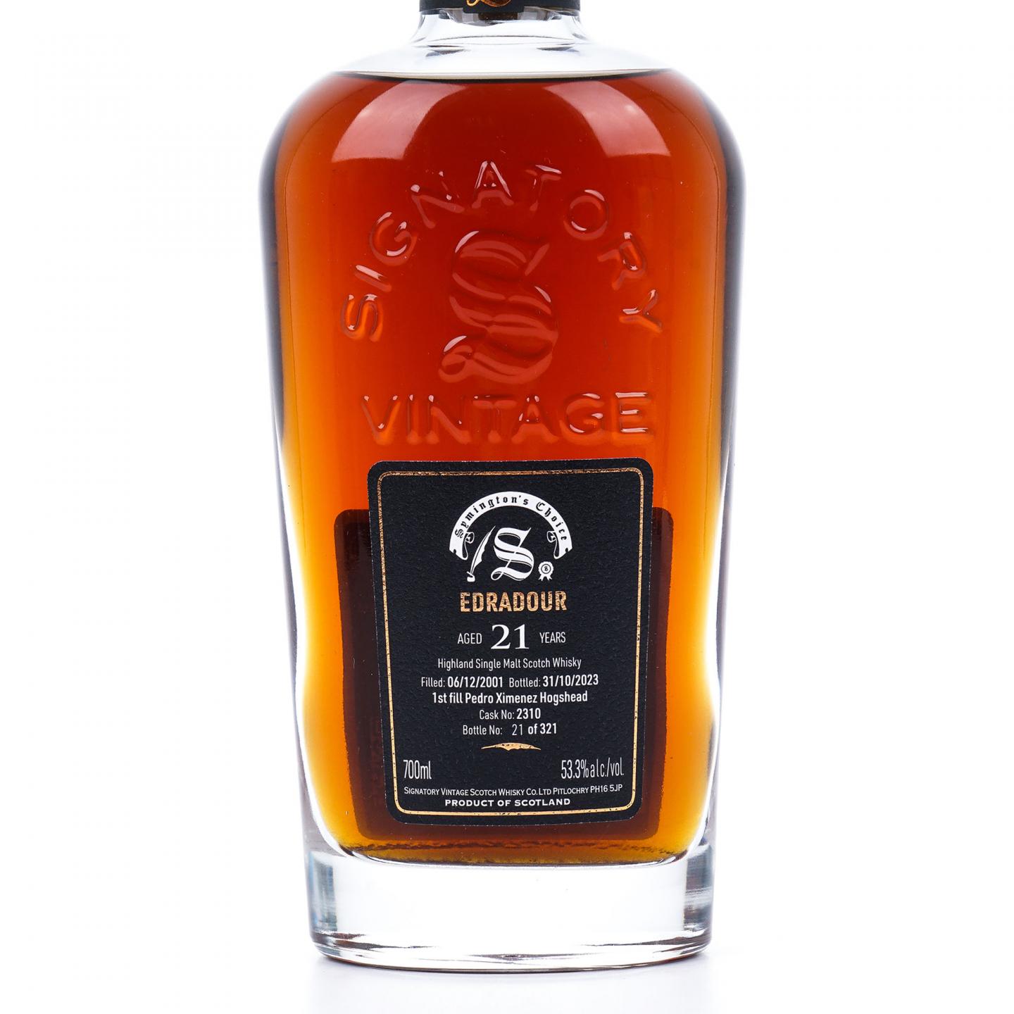 Edradour 埃德拉多尔 21年 2001-2023 SV