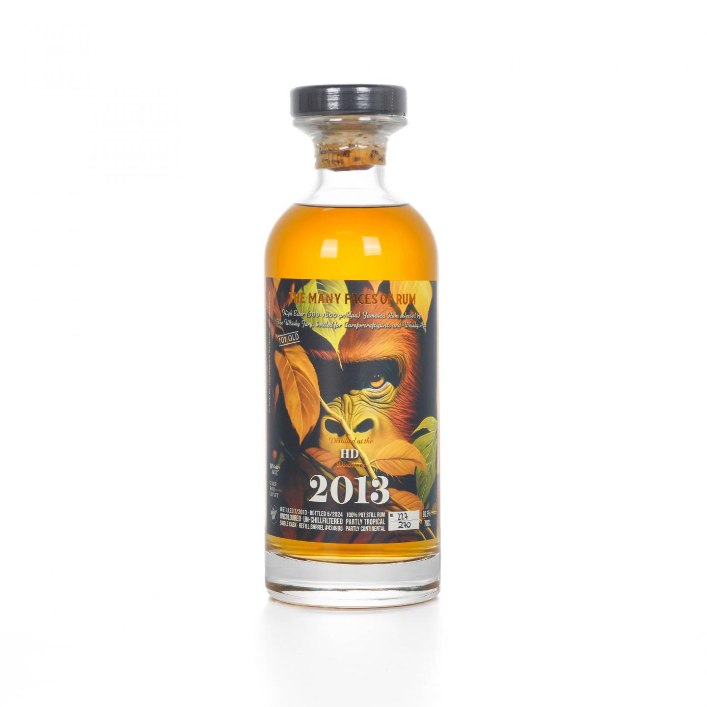 HD 10年 2013-2024 牙买加朗姆酒 TWJ
