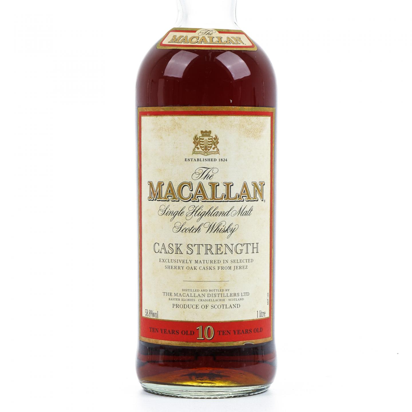 Macallan 麦卡伦 10年 桶强 58.8% 1000ml