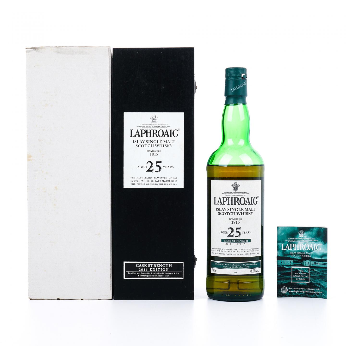Laphroaig 拉弗格 25年 2011 桶强