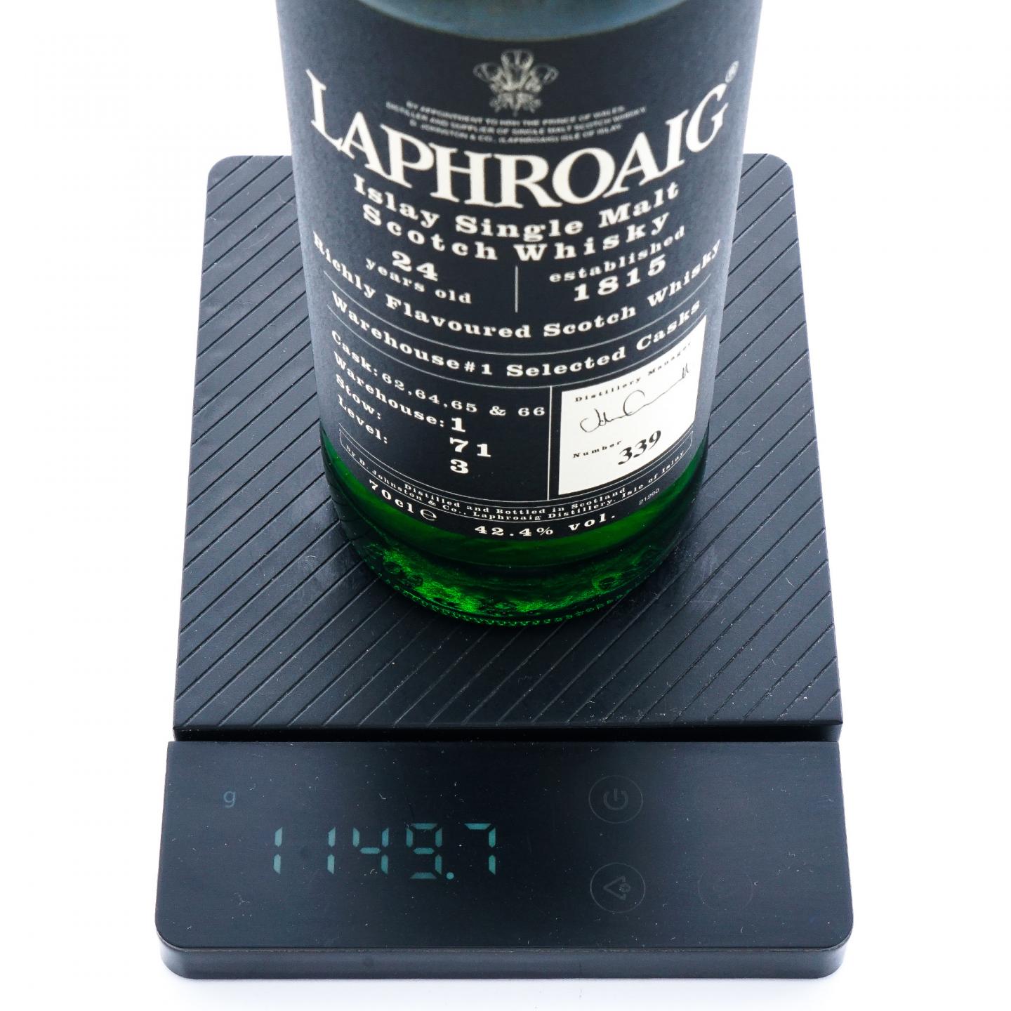 Laphroaig 拉弗格 24年 Warehouse #1