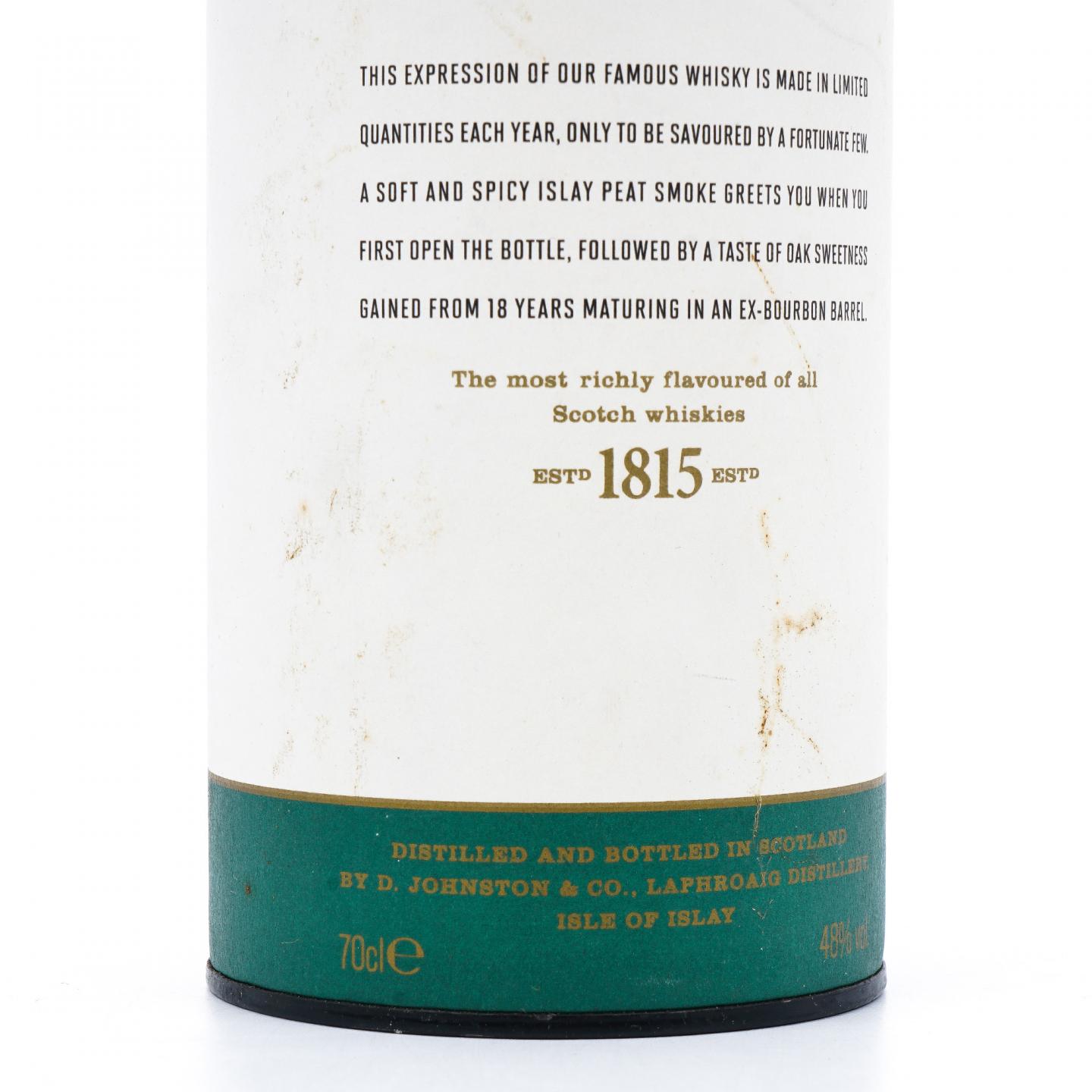 Laphroaig 拉弗格 18年 白筒 700ml