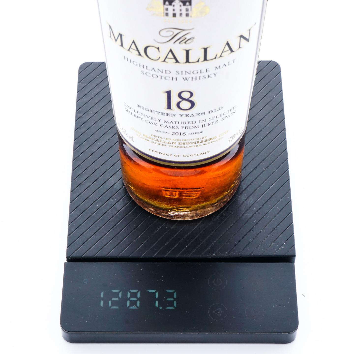 Macallan 麦卡伦 18年 2016 雪莉桶