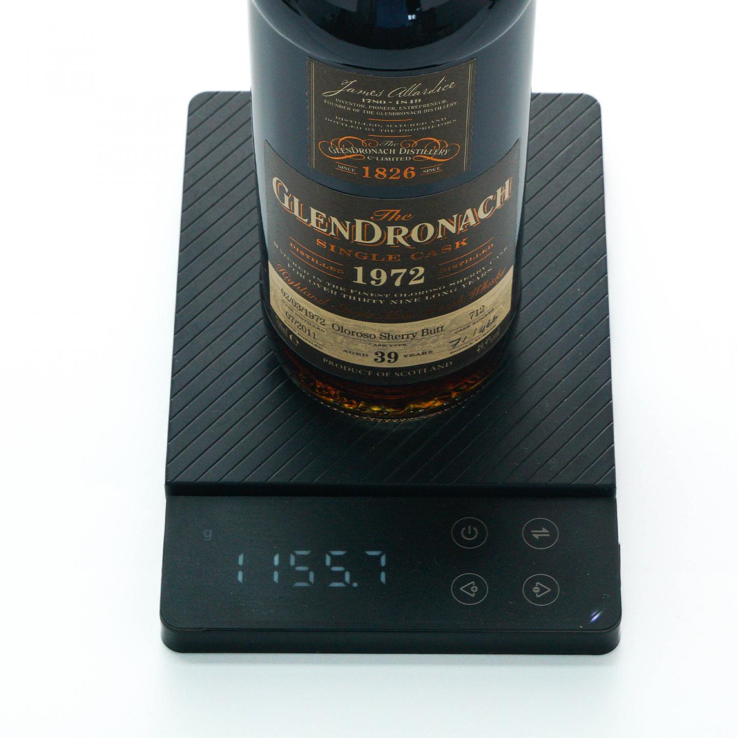 Glendronach 格兰多纳 39年 1972-2011 雪莉单桶#712
