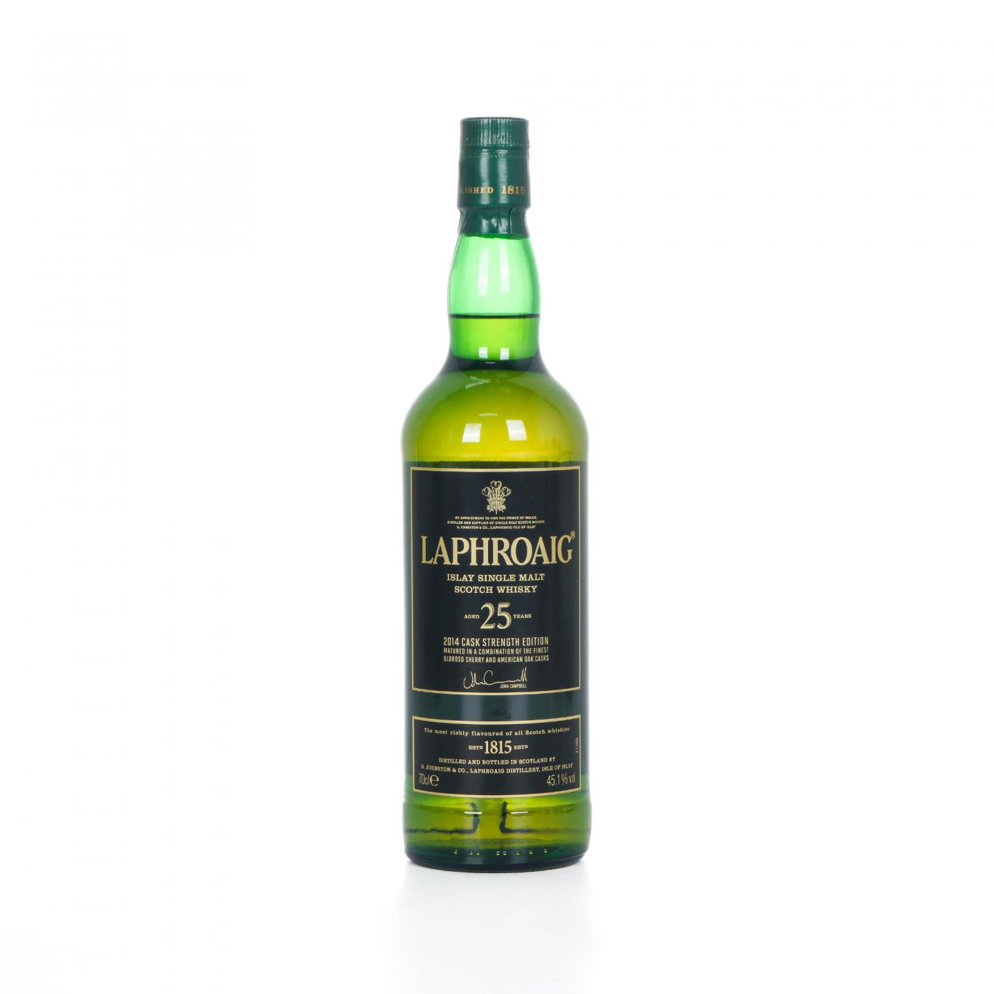 Laphroaig 拉弗格 25年 2014 桶强