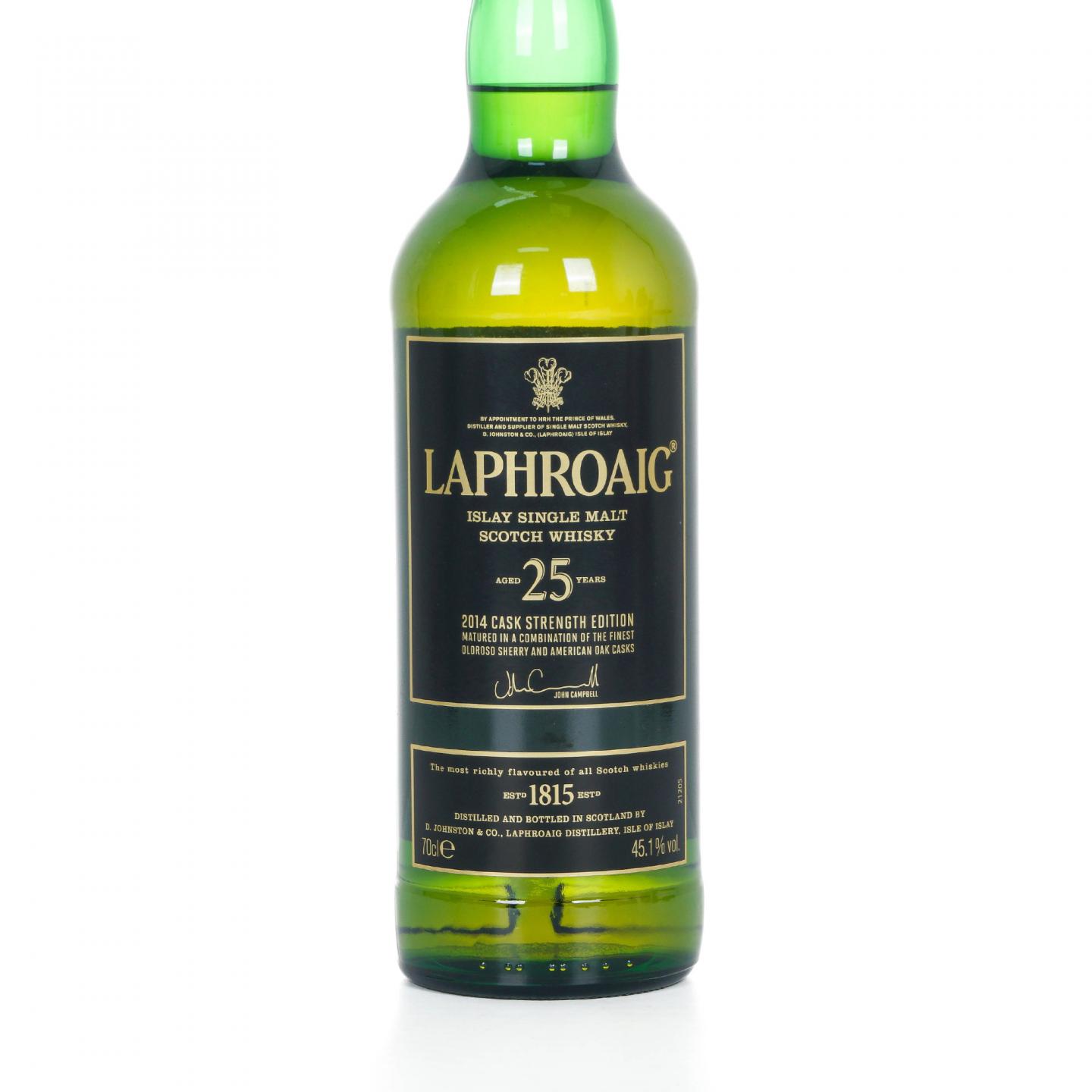 Laphroaig 拉弗格 25年 2014 桶强