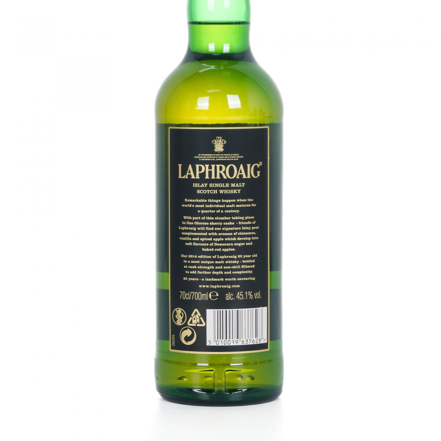 Laphroaig 拉弗格 25年 2014 桶强