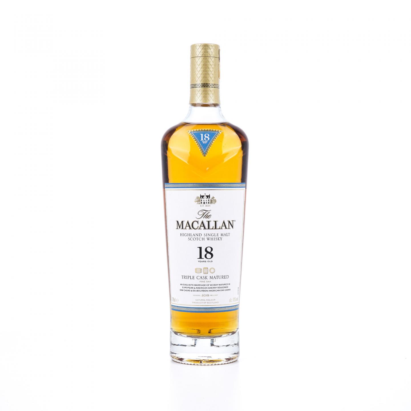 【附X光图】Macallan 麦卡伦 18年 2019 Triple Cask