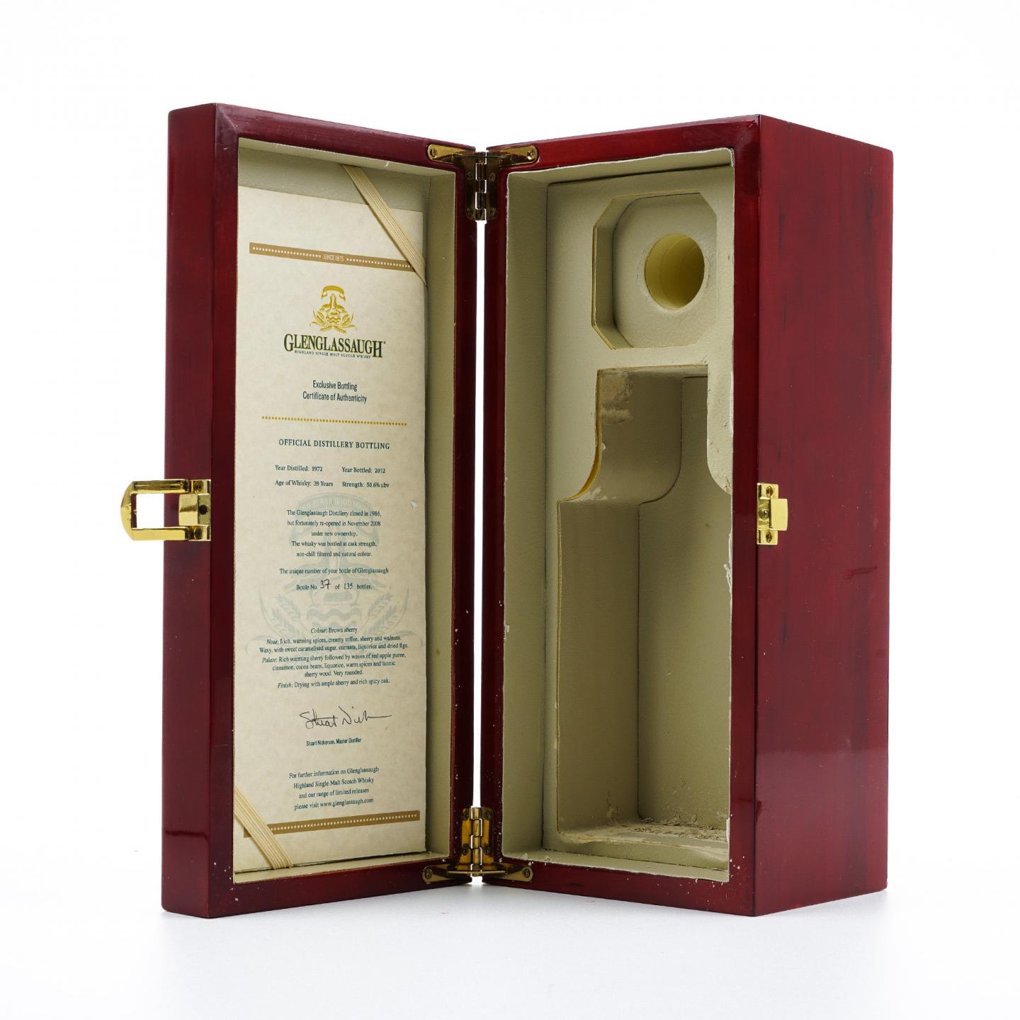 Glenglassaugh 格兰格拉索 39年 1972-2012 桶强 礼盒装