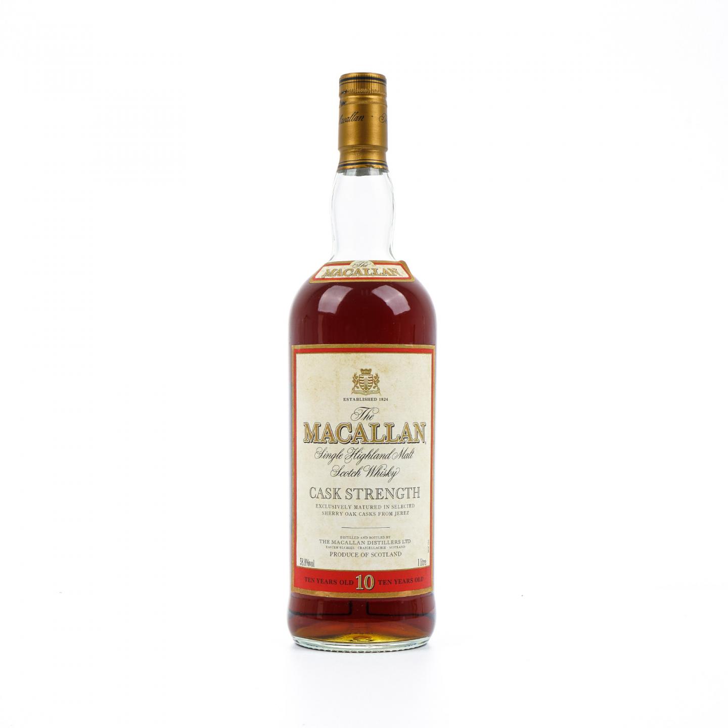 Macallan 麦卡伦 10年 桶强 1000ml 58.8%