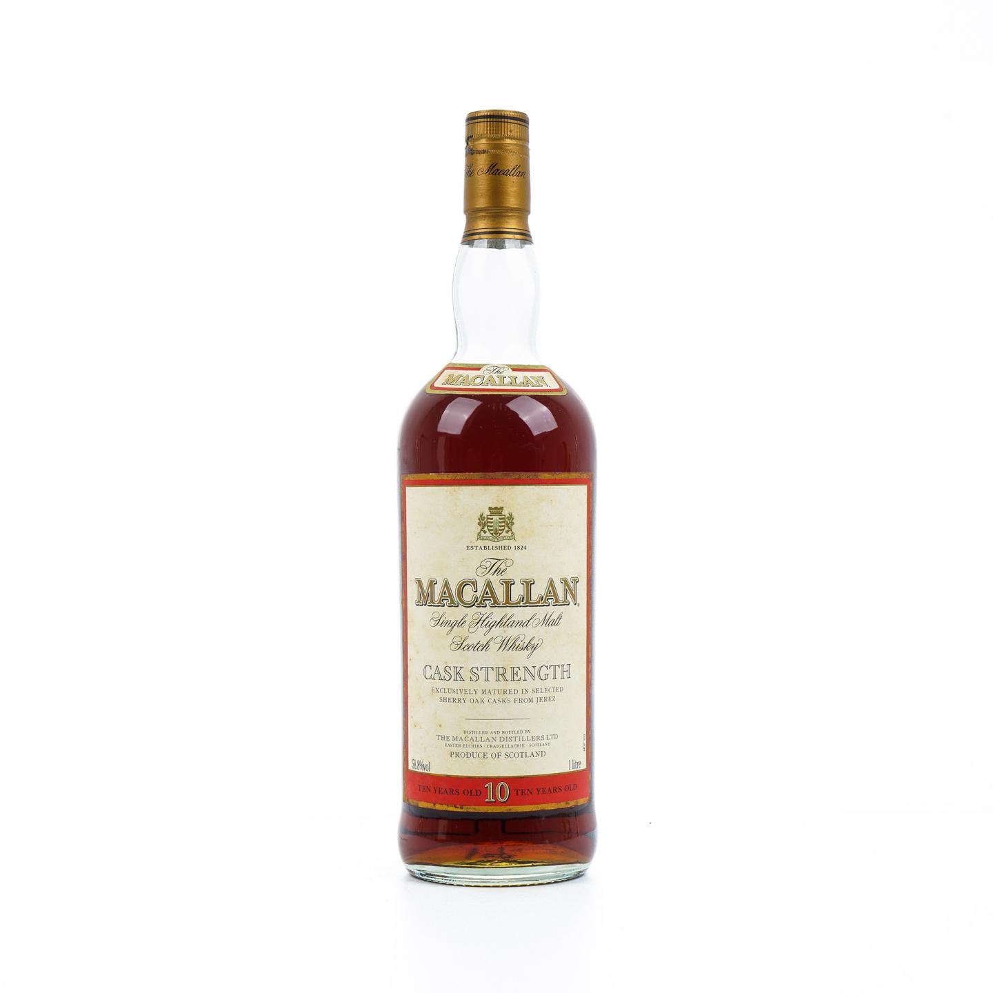 Macallan 麦卡伦 10年 桶强 1L 58.8%