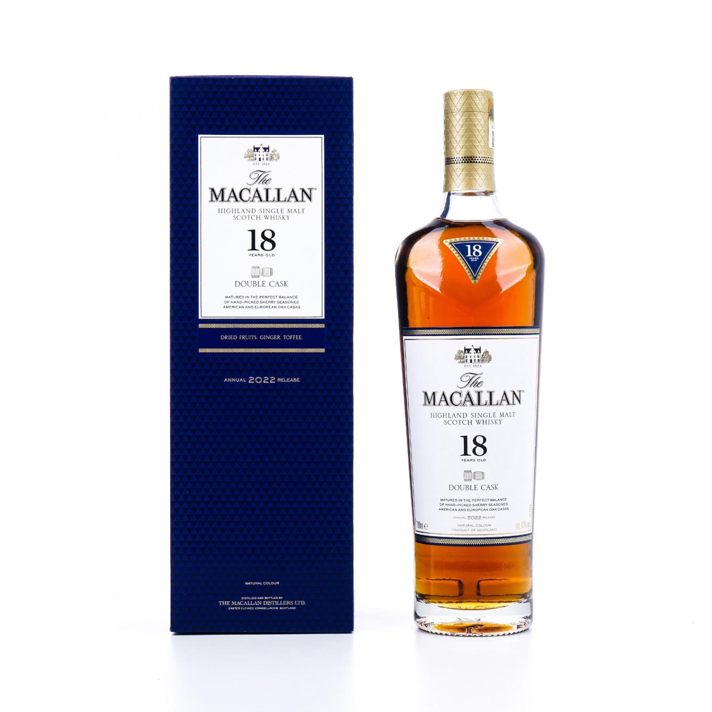 【附X光图】Macallan 麦卡伦 18年 Double Cask 2022