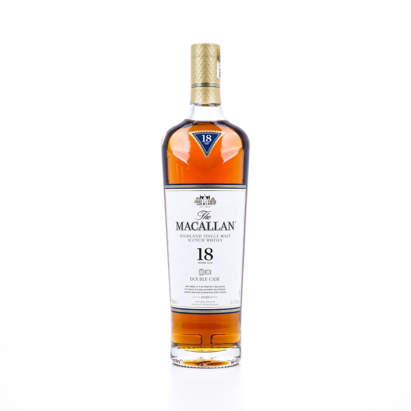 【附X光图】Macallan 麦卡伦 18年 Double Cask 2022