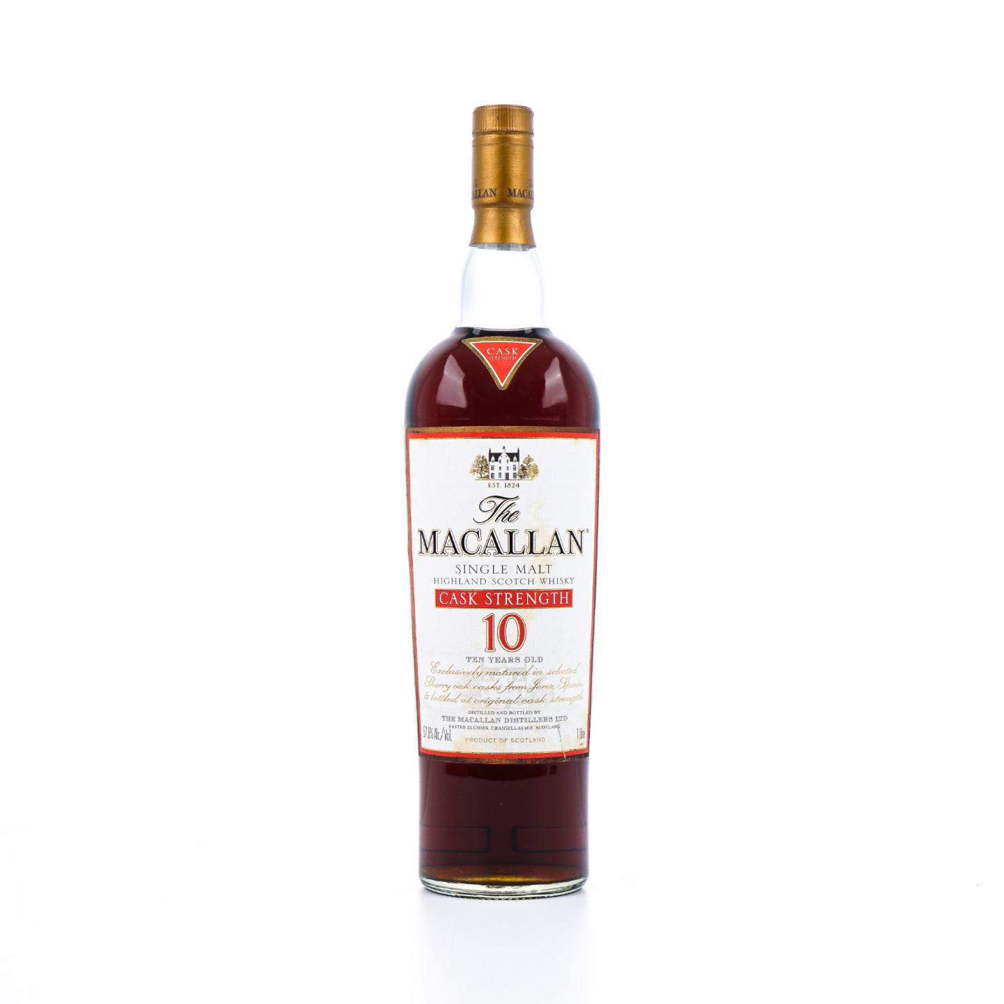 Macallan 麦卡伦 10年 桶强 1升装 57.8%vol.