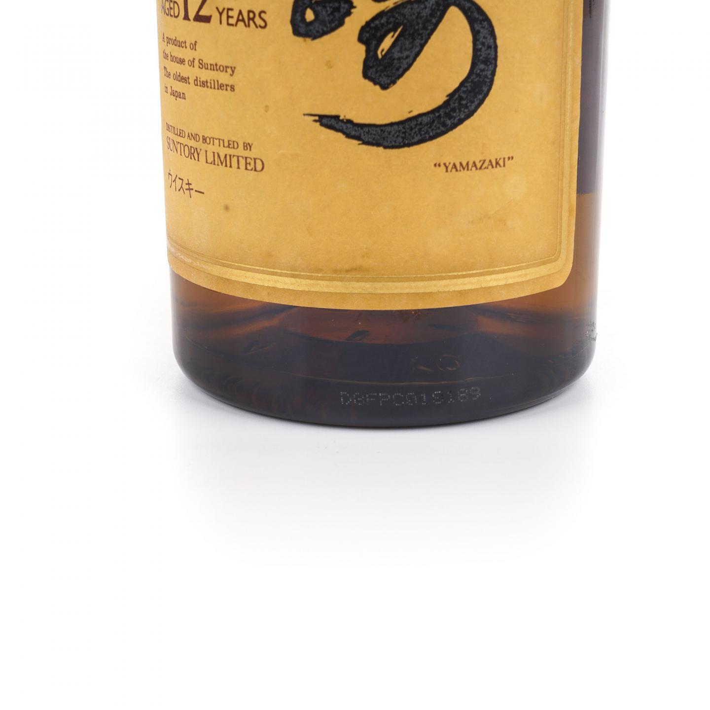 山崎 12年 Pure Malt 金花标 750ml