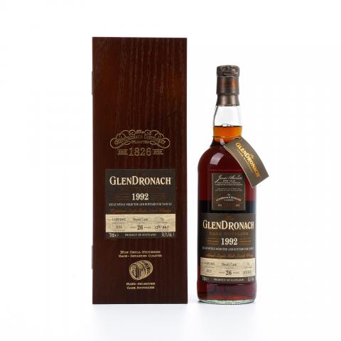 Glendronach 格兰多纳 26年 1992-2018 雪莉单桶#74