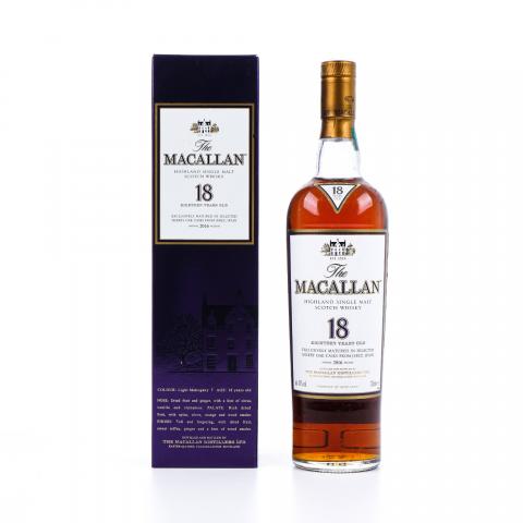 Macallan 麦卡伦 18年 2016 雪莉桶