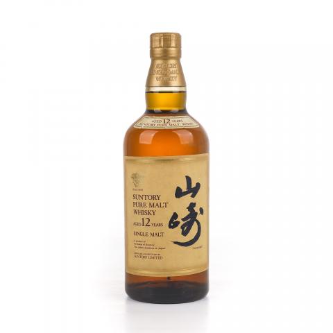 山崎 12年 金花标 Pure Malt 750ML