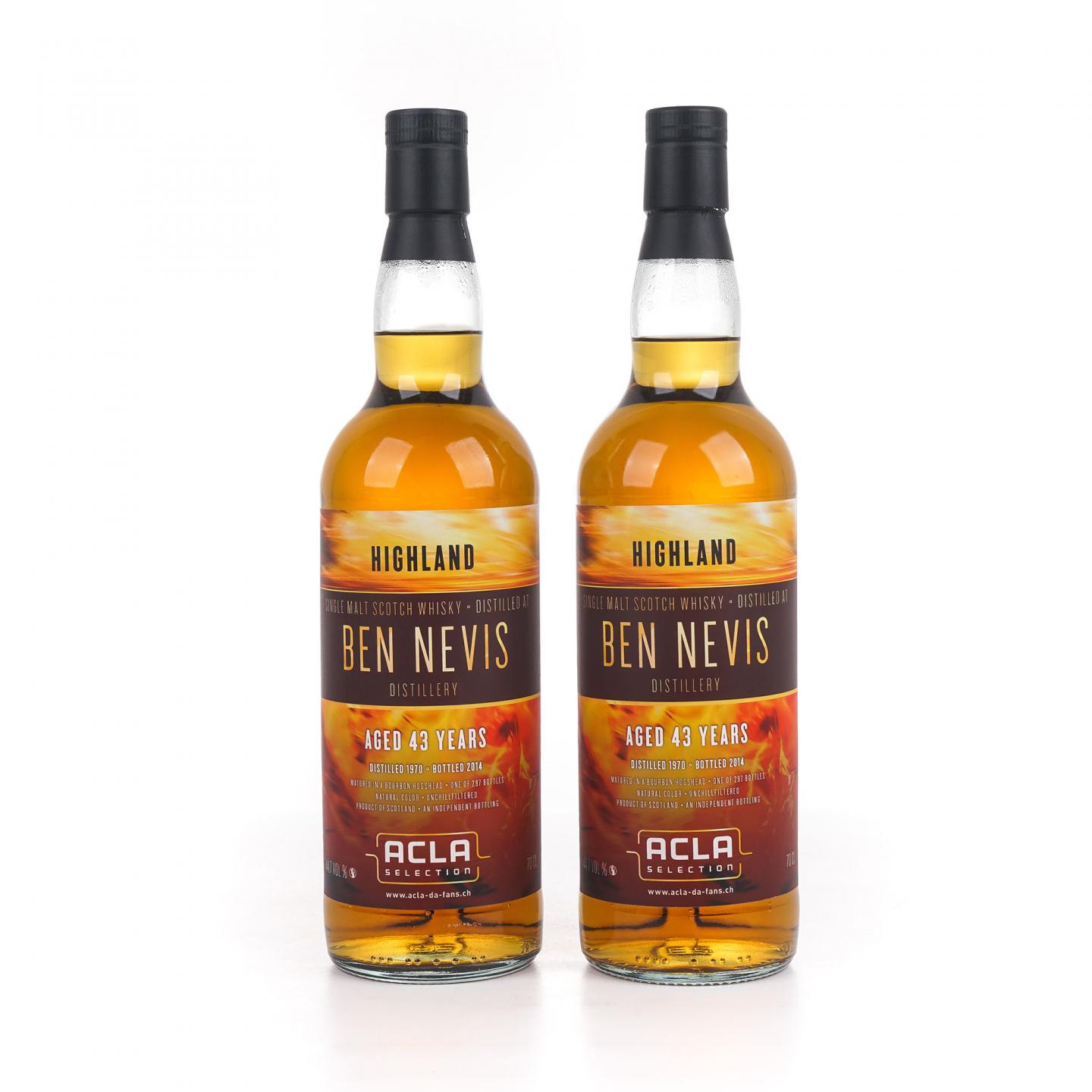 Ben Nevis 本尼维斯 43年 1970-2014 AdF 2瓶组*700ml