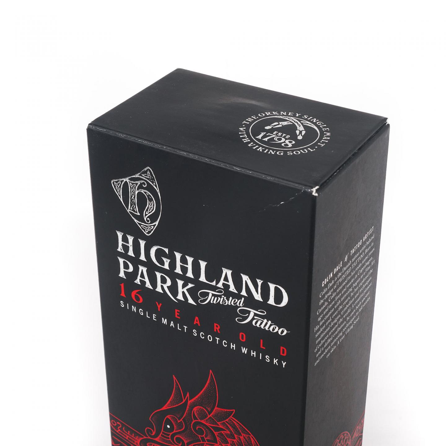 Highland Park 高原骑士 16年 Twisted Tattoo 2瓶组
