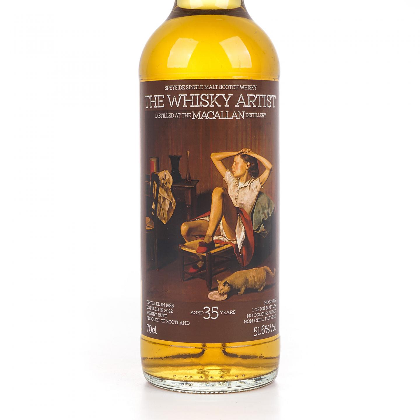 Macallan 麦卡伦 35年 1986-2022 雪莉桶#51383R 51.6%Vol.