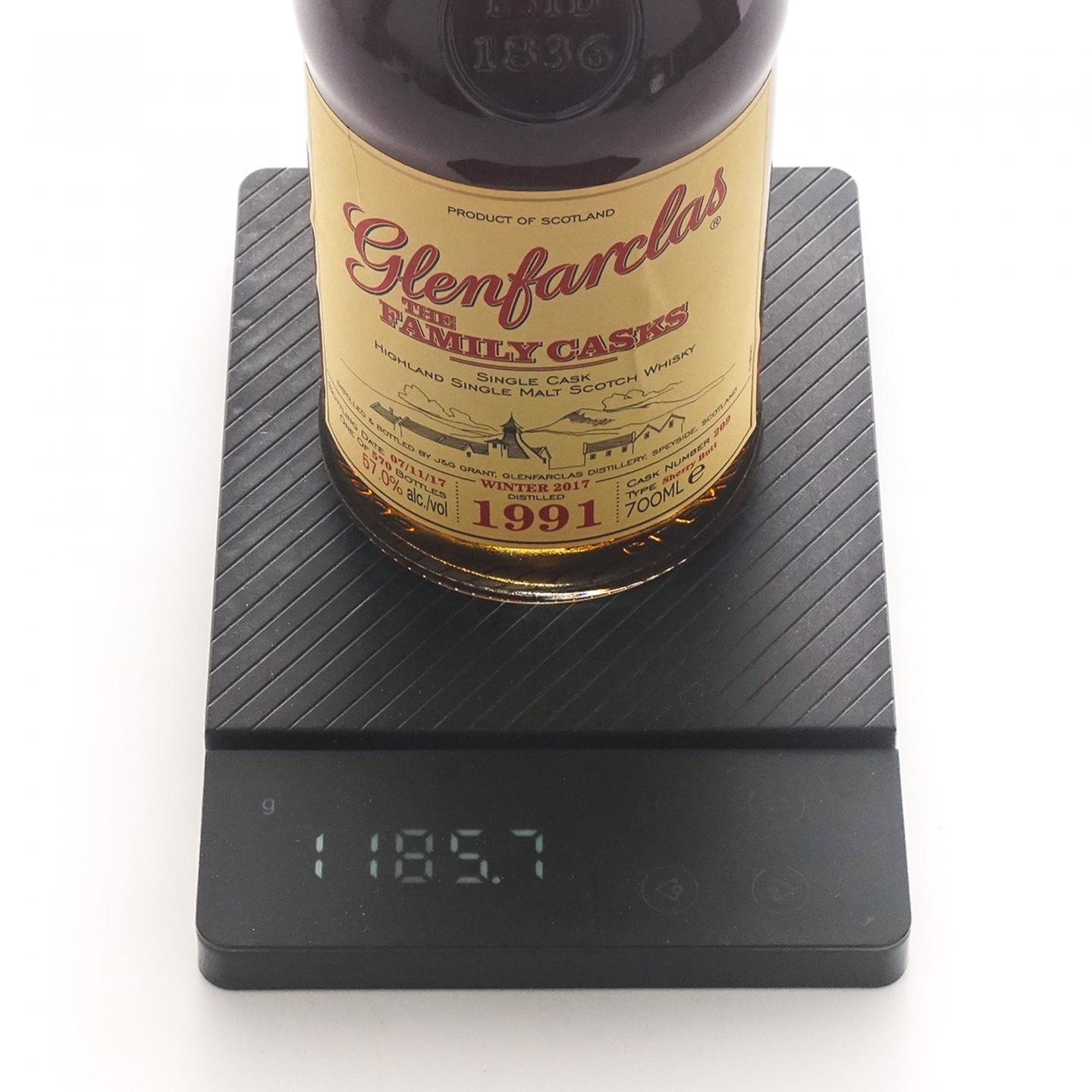 Glenfarclas 格兰花格 1991-2017 家族桶 雪莉单桶#209