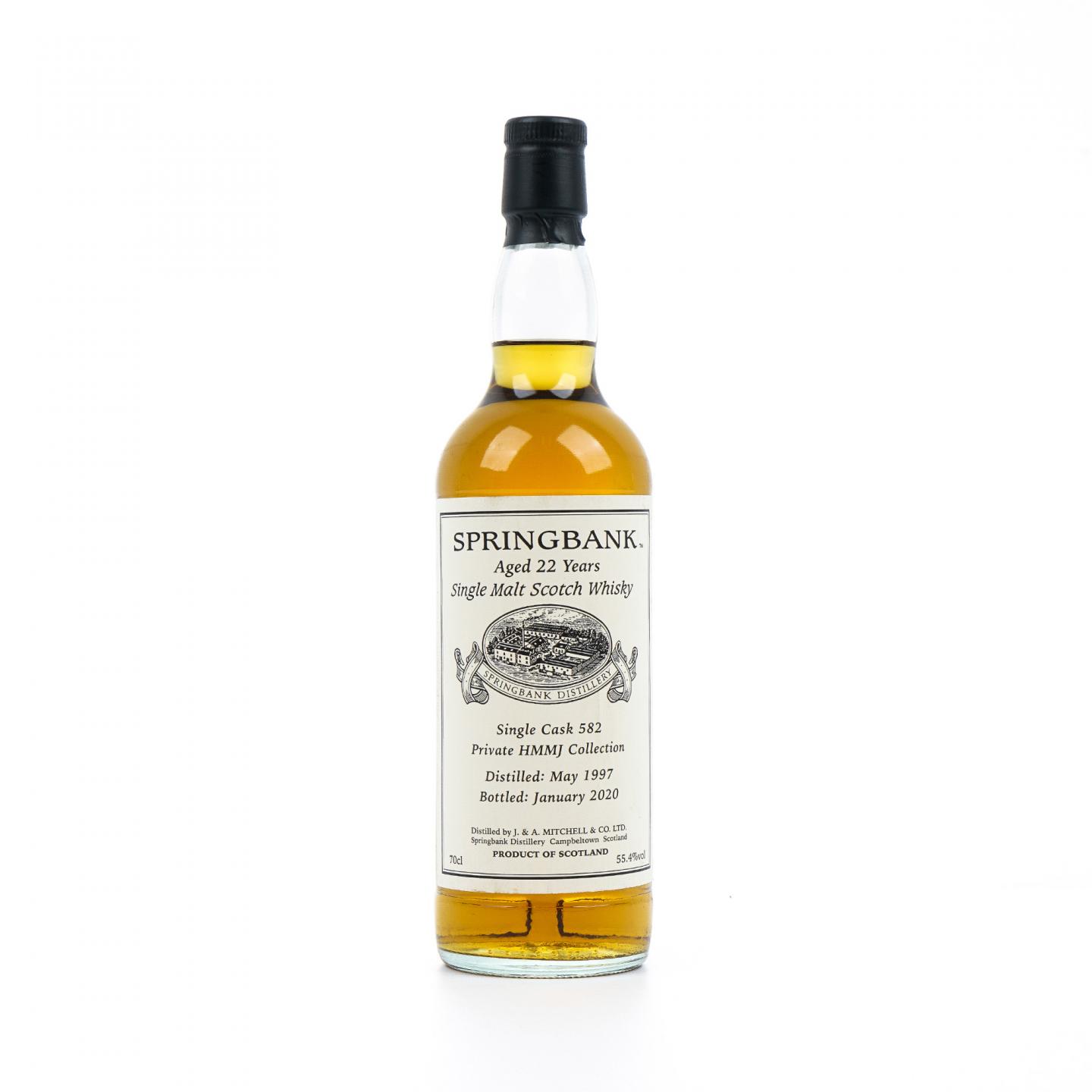 Springbank 云顶 22年 1997-2020 单桶#582