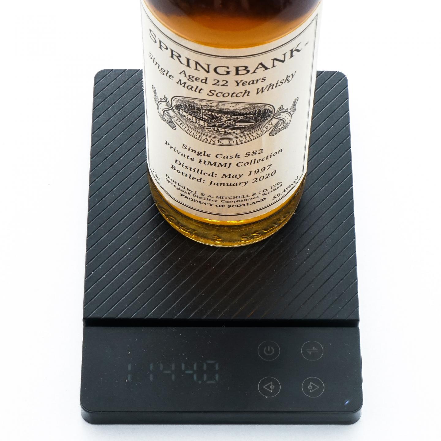 Springbank 云顶 22年 1997-2020 单桶#582