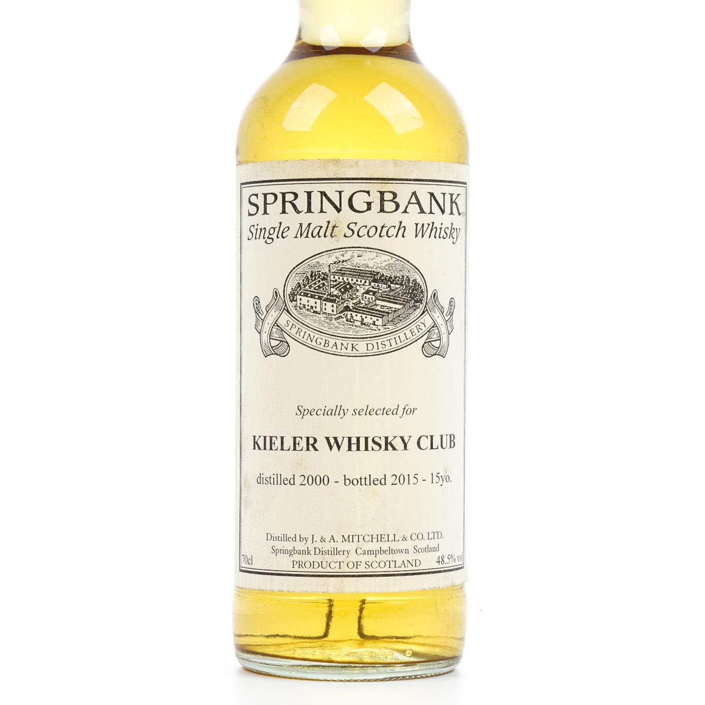 Springbank 云顶 15年 2000-2015