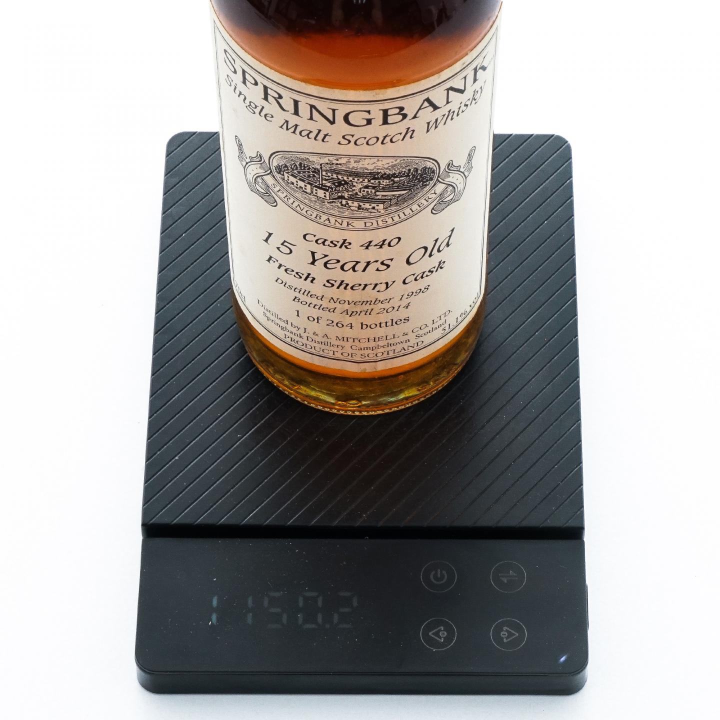 Springbank 云顶 15年 1998-2014 雪莉桶#440