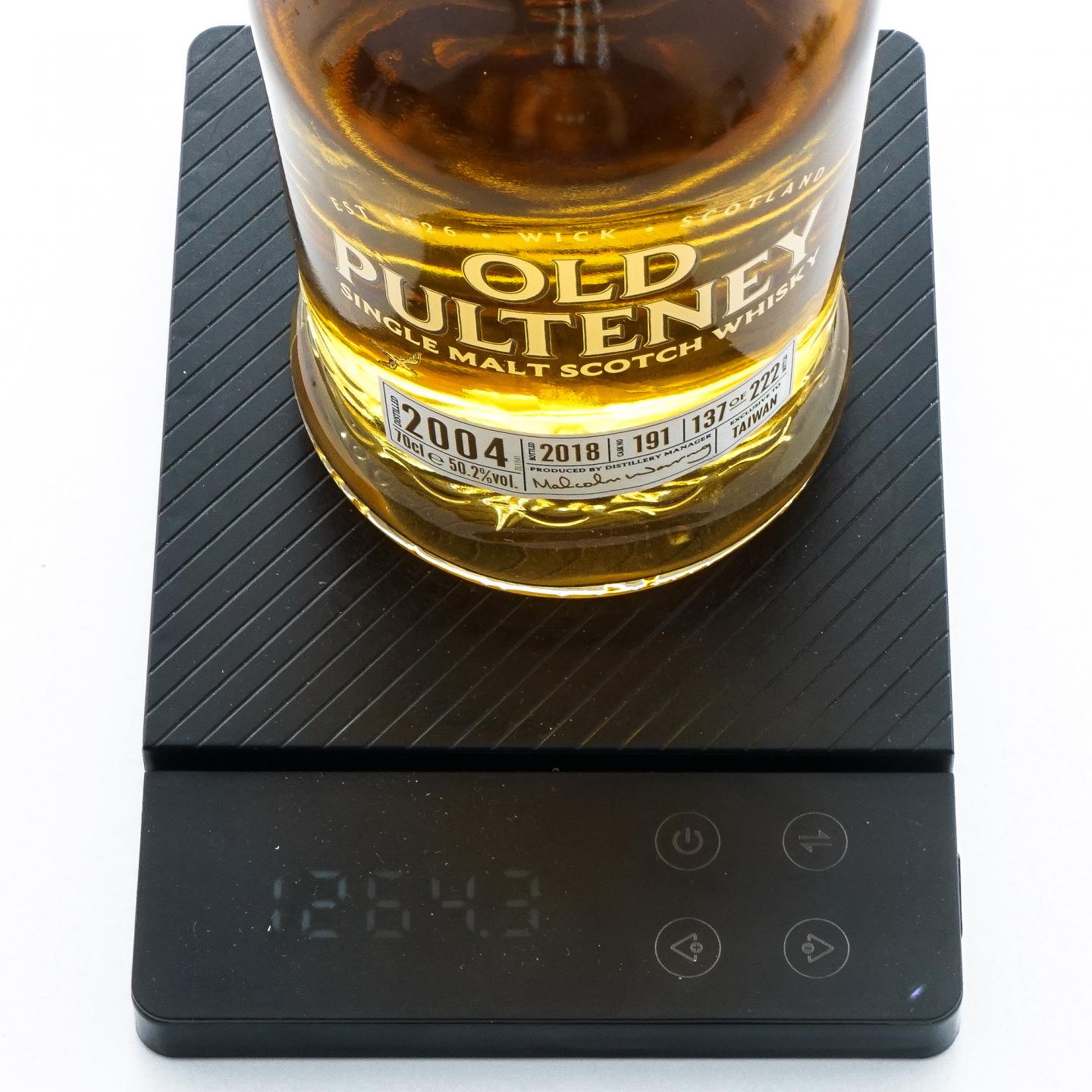 Old Pulteney 老富特尼 2004-2018 桶号#191