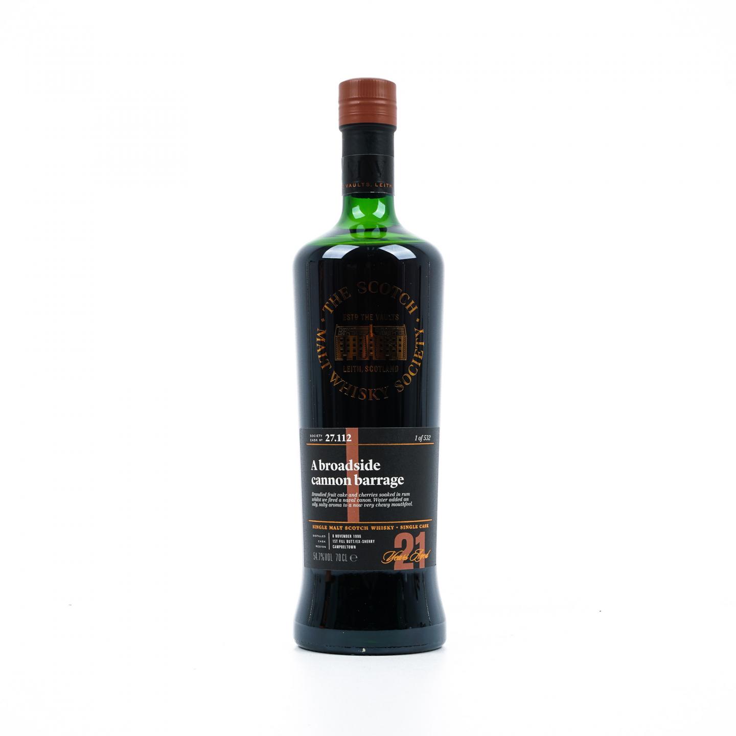 SMWS 27.112 云顶 21年 1996 初填雪莉桶