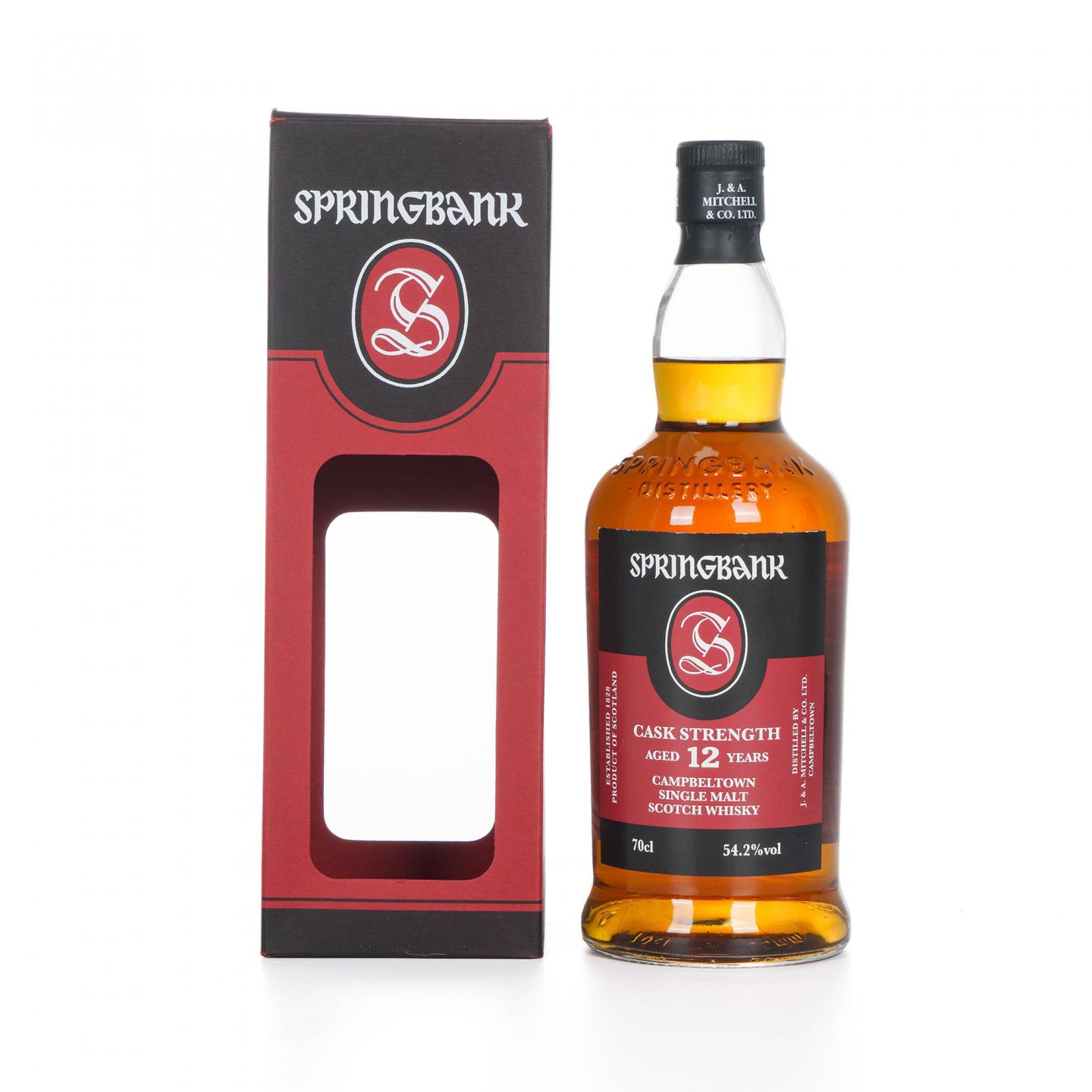 Springbank 云顶 12年 桶强 54.2%