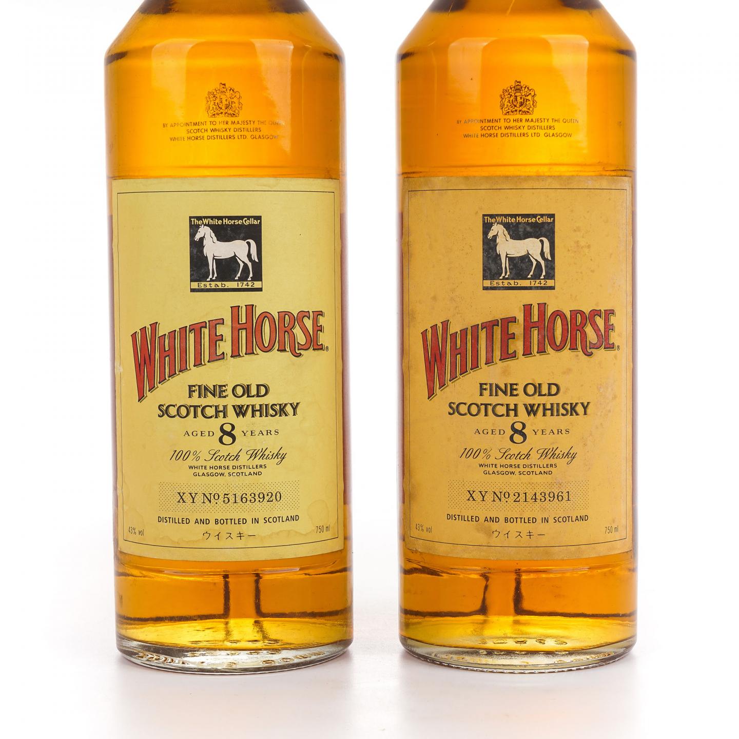 White Horse 白马 8年 调和 2瓶组*750ml