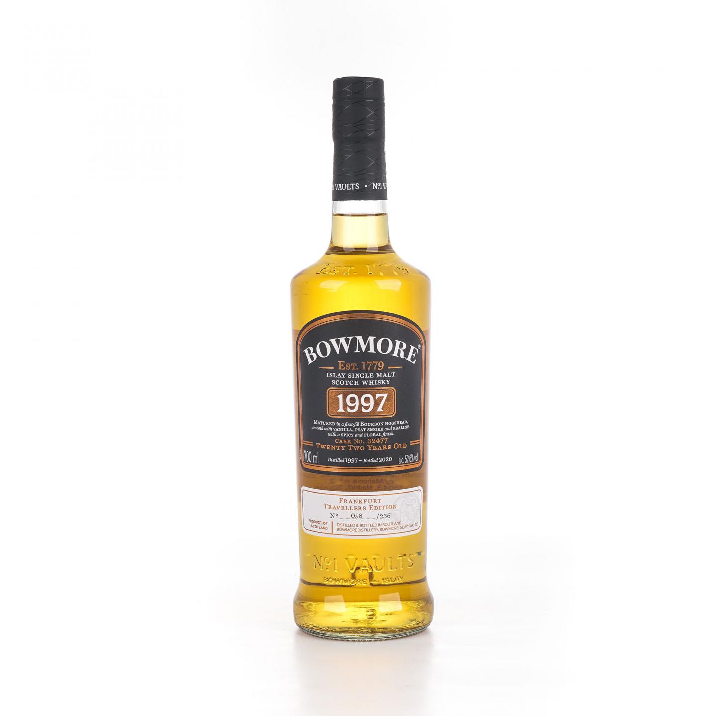 Bowmore 波摩 22年 1997-2020 单桶#32477 德国限定