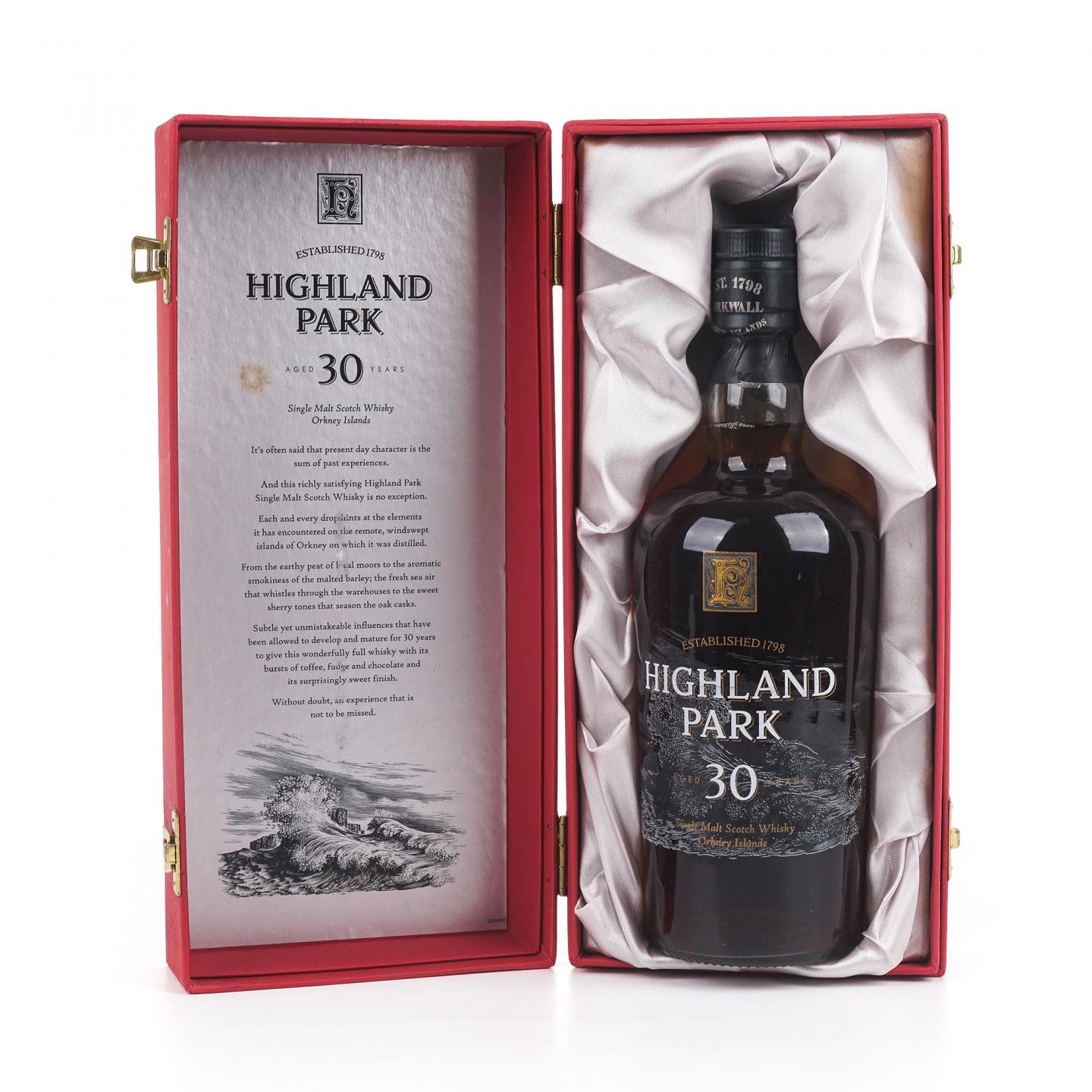 Highland Park 高原骑士 30年 红盒