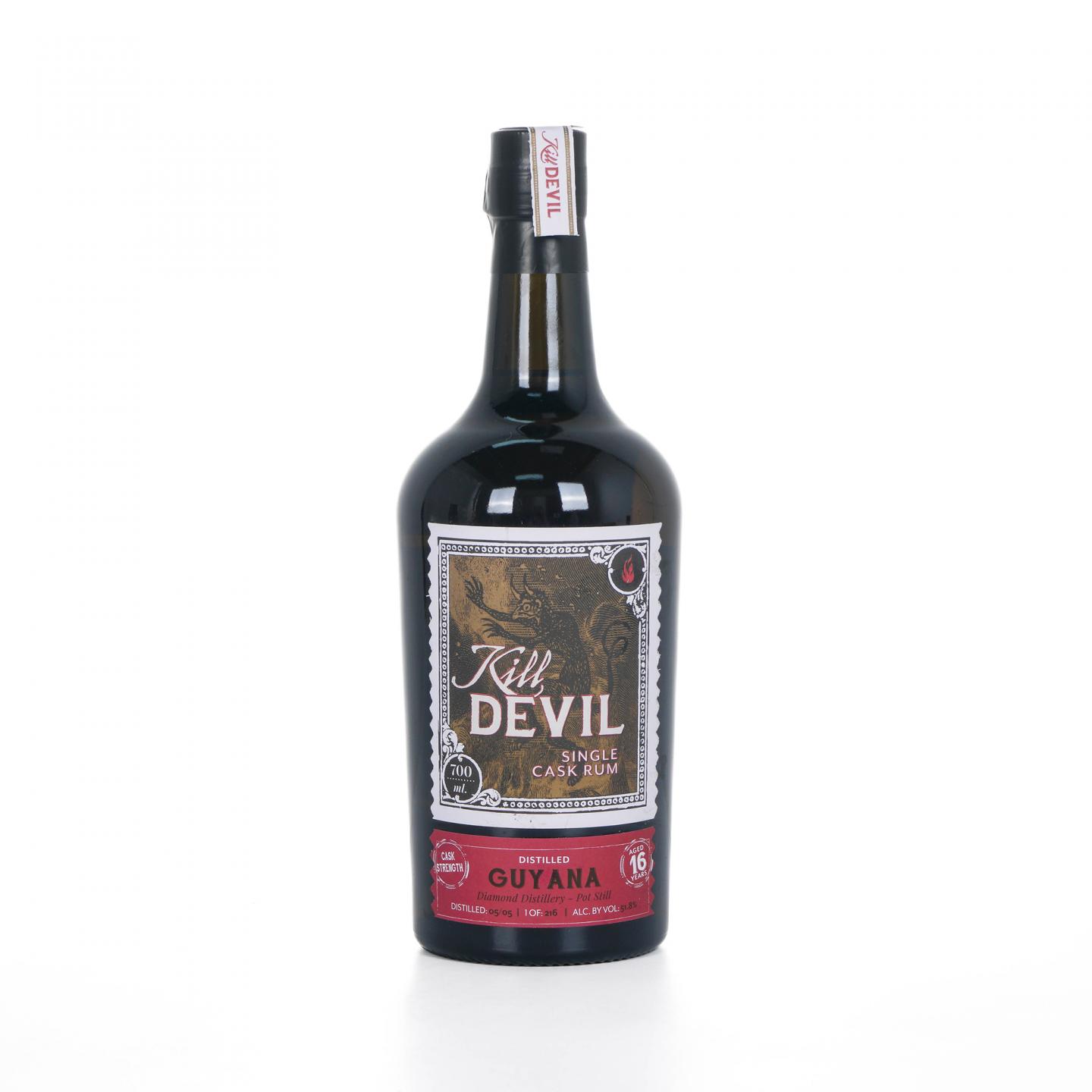 Guyana 钻石 16年 2005 Kill Devil 单桶朗姆酒 桶强