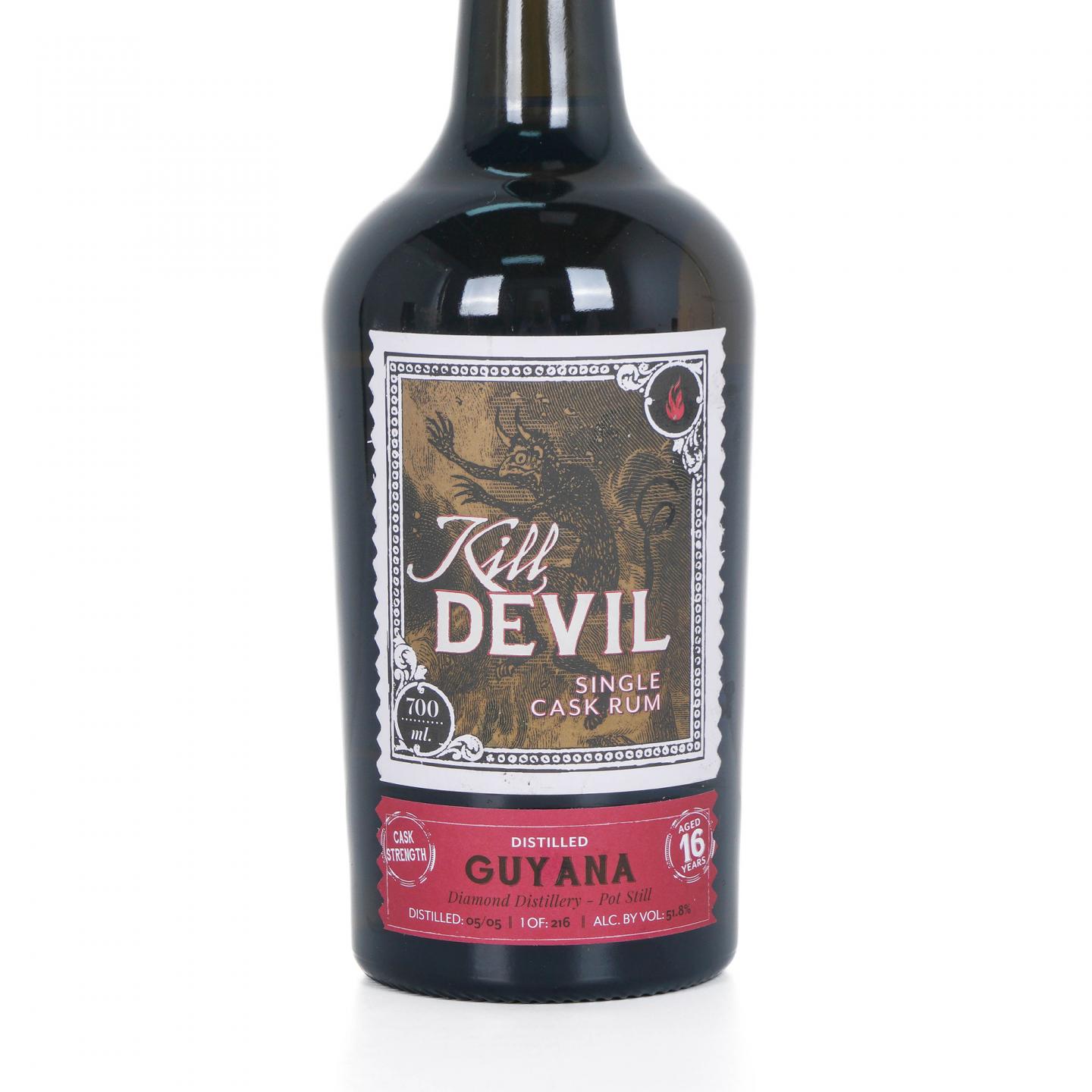 Guyana 钻石 16年 2005 Kill Devil 单桶朗姆酒 桶强