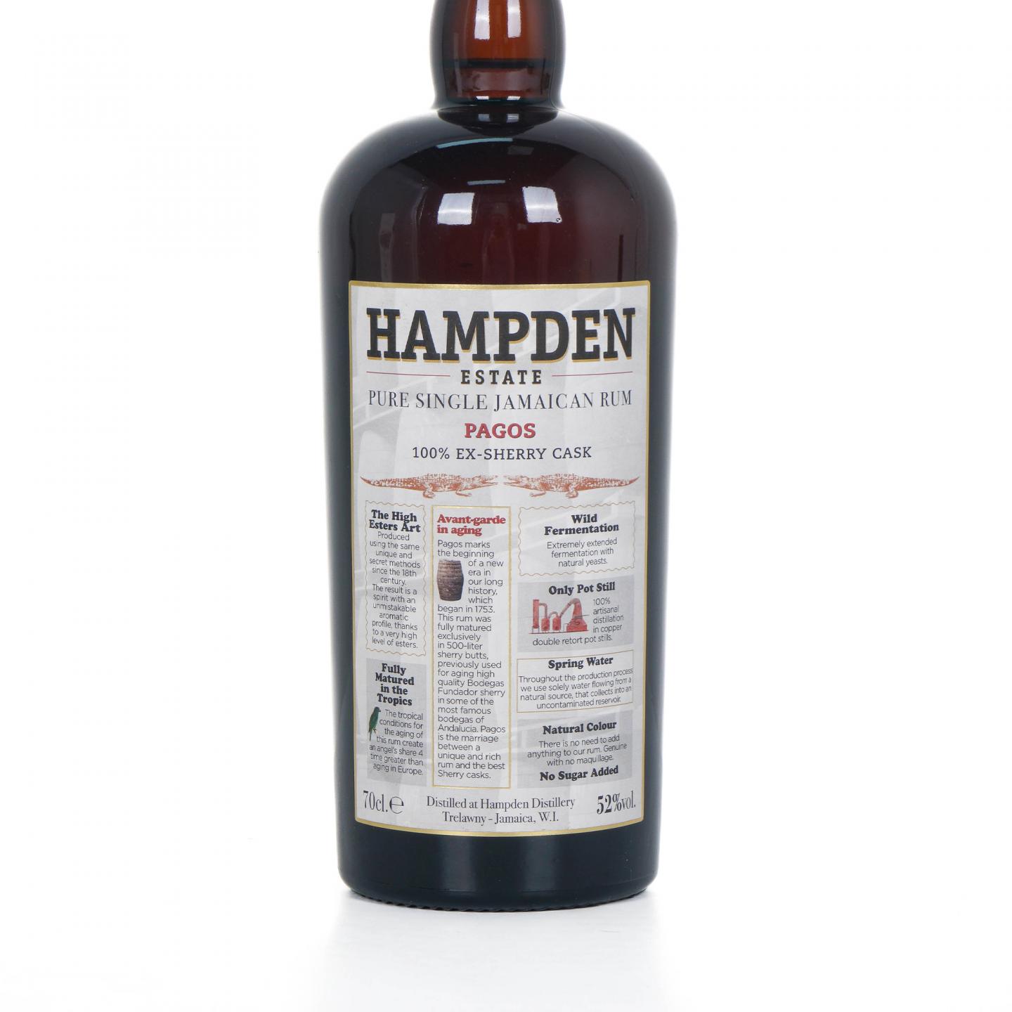 Hampden Estate 汉普登庄园 Pagos 雪莉桶 牙买加朗姆酒