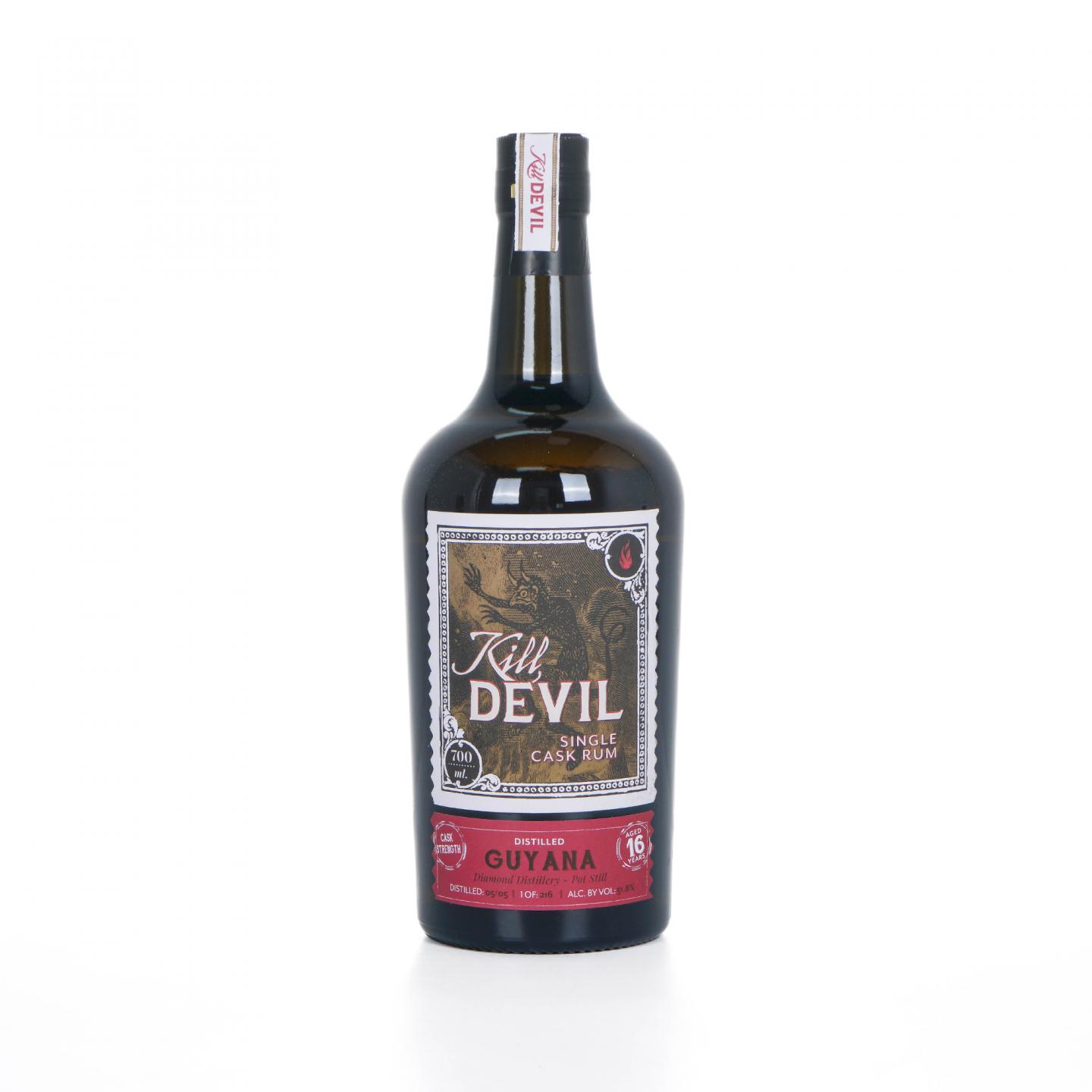 Guyana 钻石 16年 2005 Kill Devil 单桶朗姆酒 桶强 700ml