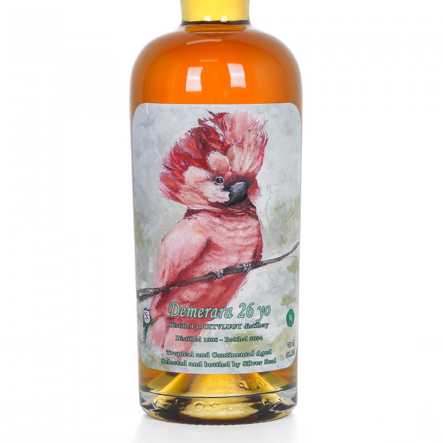 Uitvlugt 26年 1998-2024 Demerara朗姆酒 Silver Seal