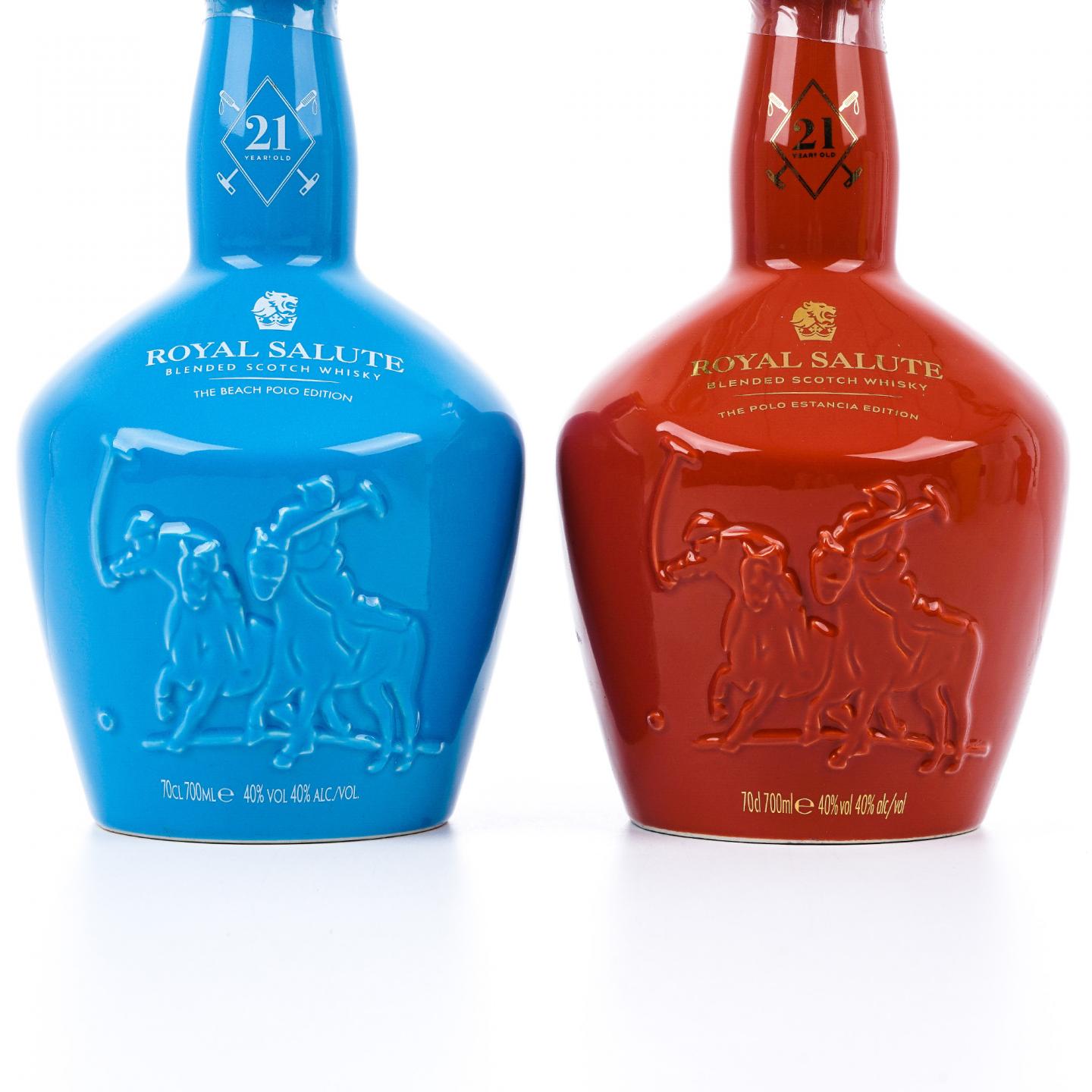 Royal Salute 皇家礼炮 21年 马球系列 调和 礼盒 6瓶组