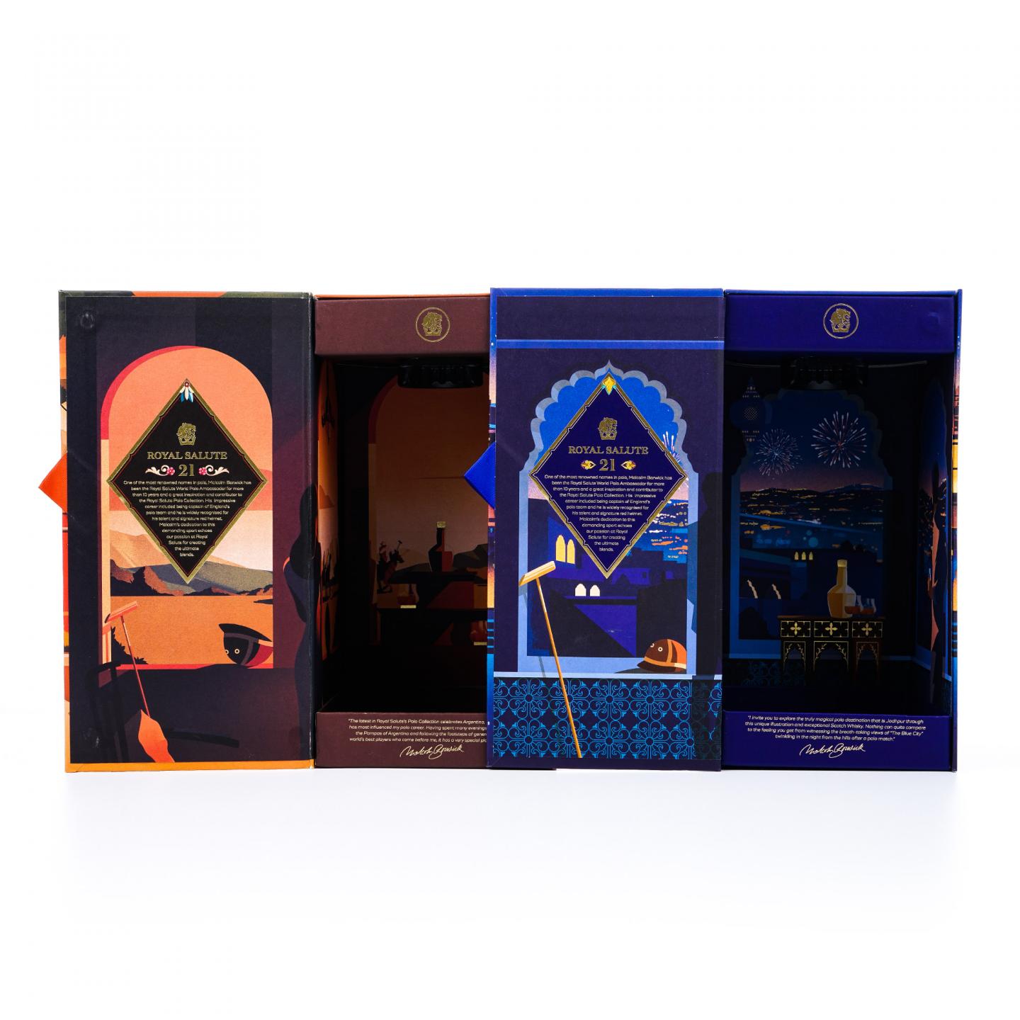 Royal Salute 皇家礼炮 21年 马球系列 调和 礼盒 6瓶组