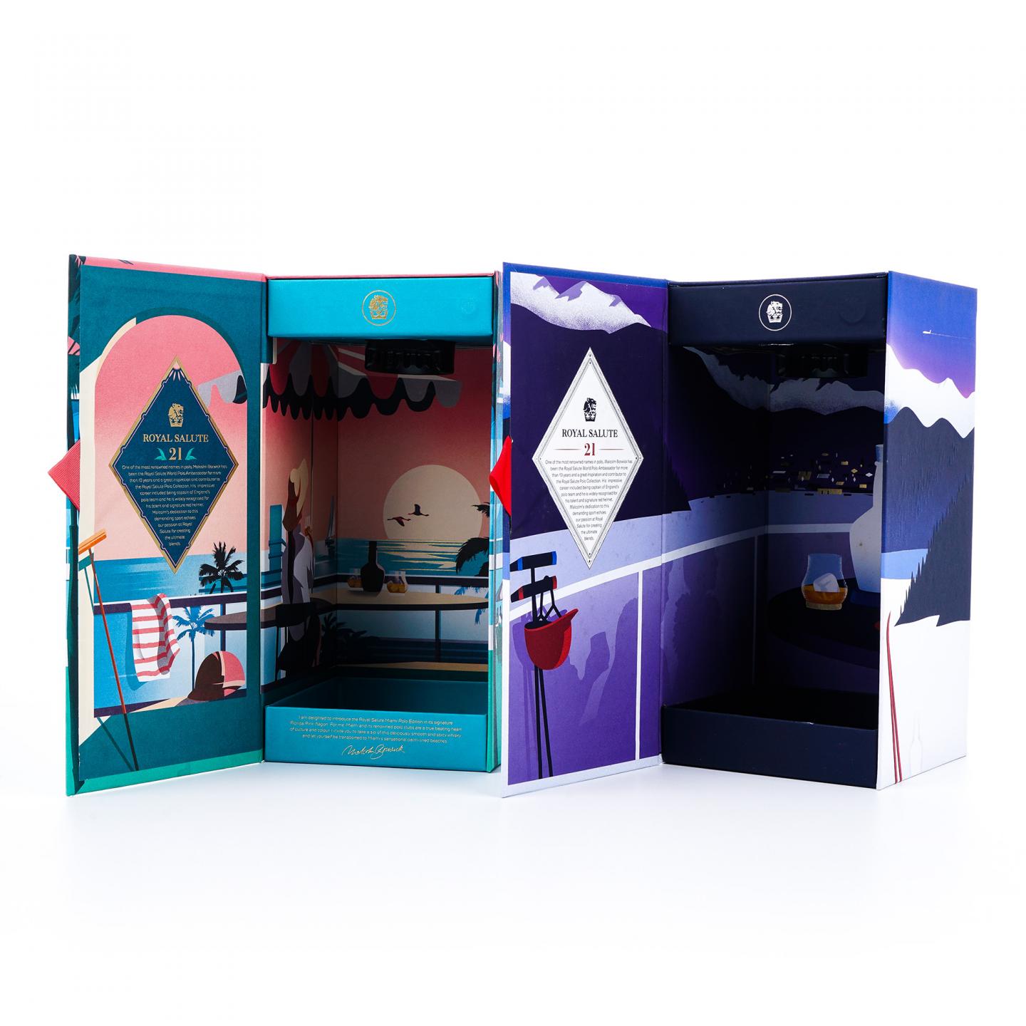 Royal Salute 皇家礼炮 21年 马球系列 调和 礼盒 6瓶组