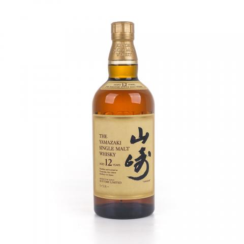 山崎 12年 Single Malt 金花盖